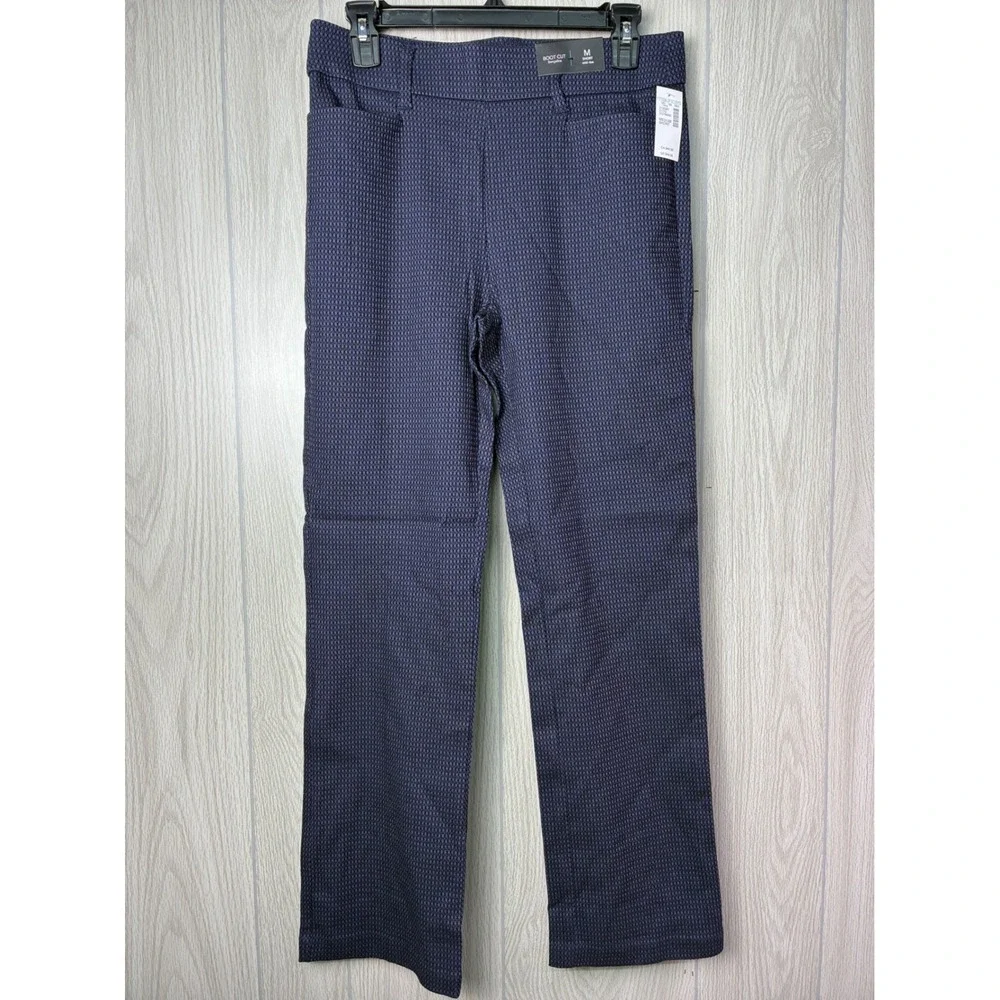 Maurices Boot Cut Mid Rise Bengaline Pants Women's Medium Navy - Picture 1 of 12